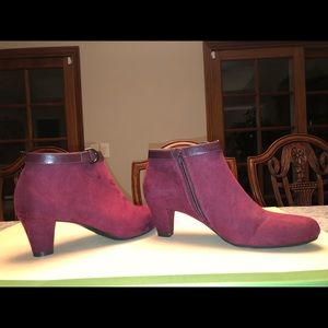 Aerosols Burgundy Booties